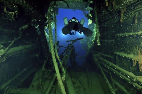 Divers recover artefacts from Titanic’s sister ship Britannic for first time