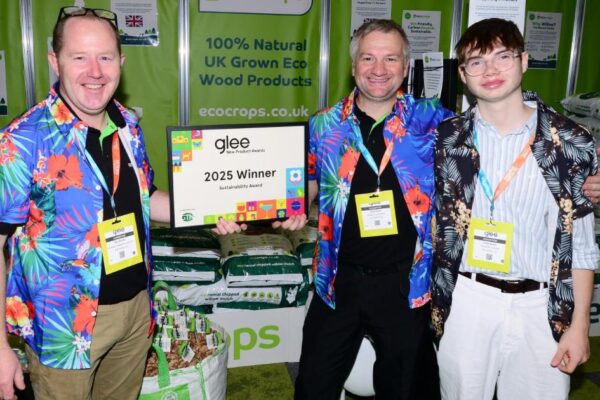 Eco Crops Ltd wins Sustainability Award at Glee, NEC