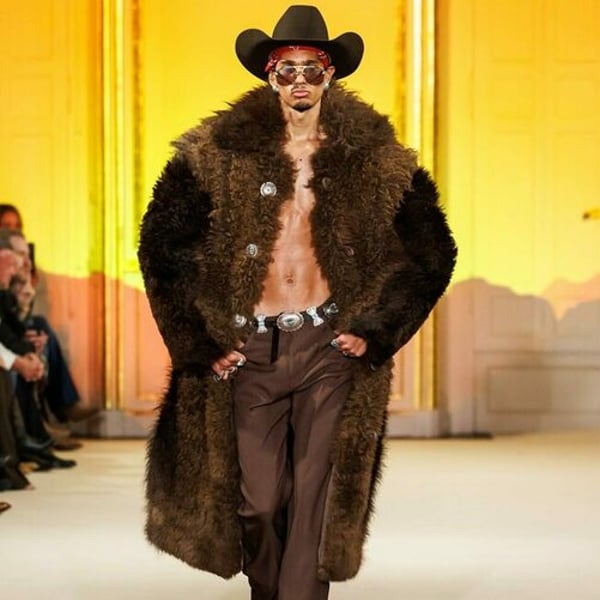 Post Malone debuts Austin Post fashion collection in Lagerfeld mansion with rancho deluxe