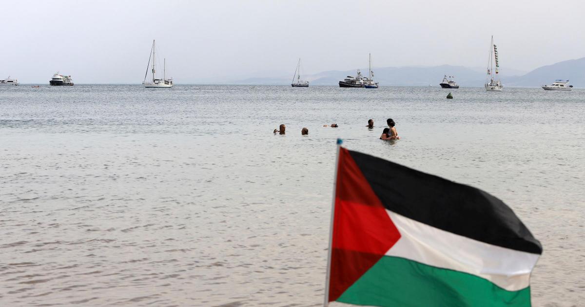 Britons ‘under attack’ on 52-boat flotilla heading to Gaza