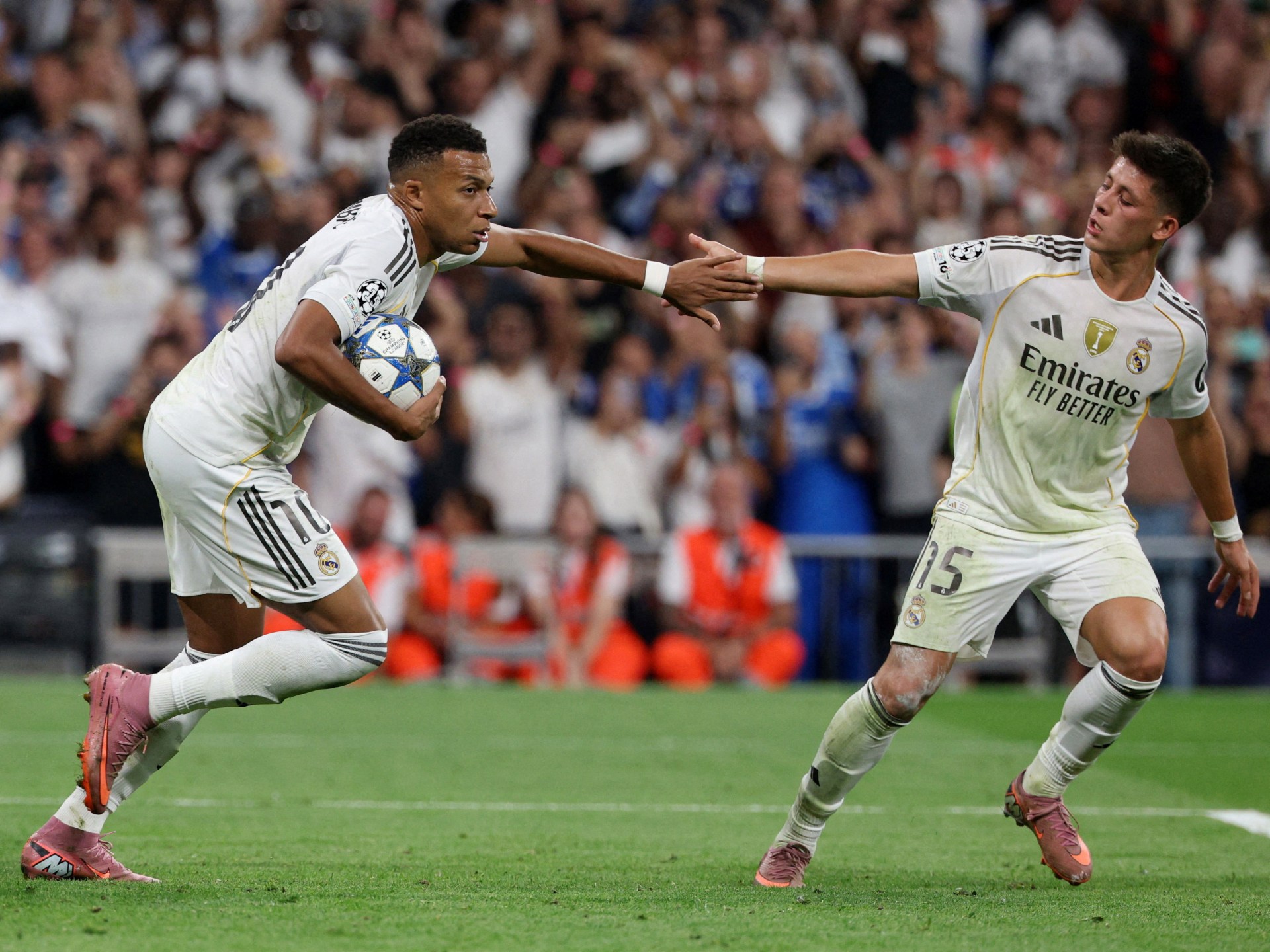 Mbappe rescues 10-man Real Madrid against Marseille in Champions League | Football News