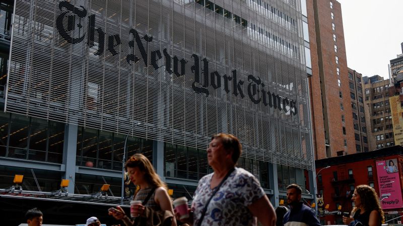 Trump’s lawsuit against the New York Times is meritless, First Amendment experts say