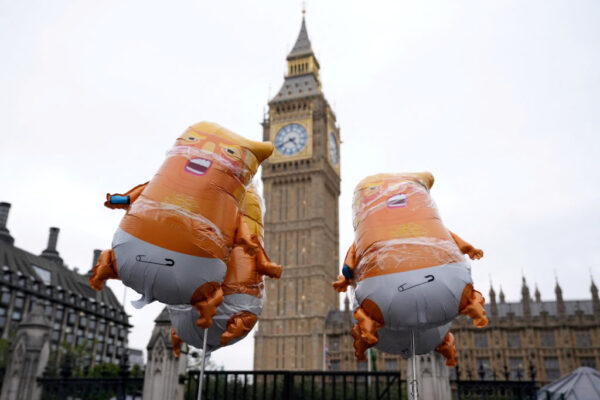 U.S. President Trump's state visit to Britain