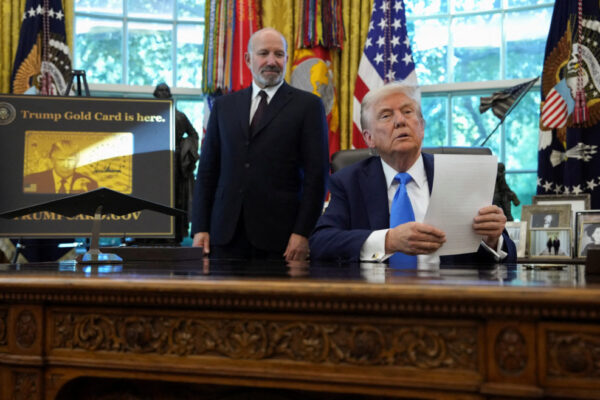 WATCH: Trump signs order that adds $100K annual fee to H-1B visas for high-skilled workers
