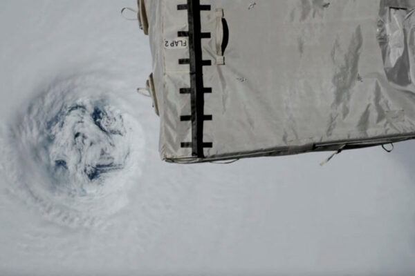 ISS over Typhoon Ragasa