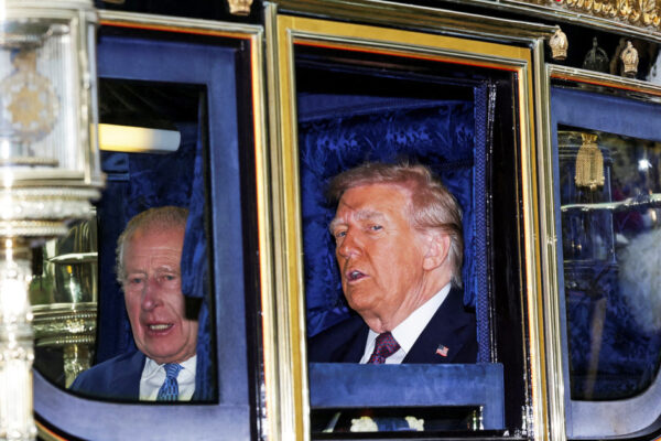 Trump met by King Charles, royals at Windsor Castle on U.K. state visit