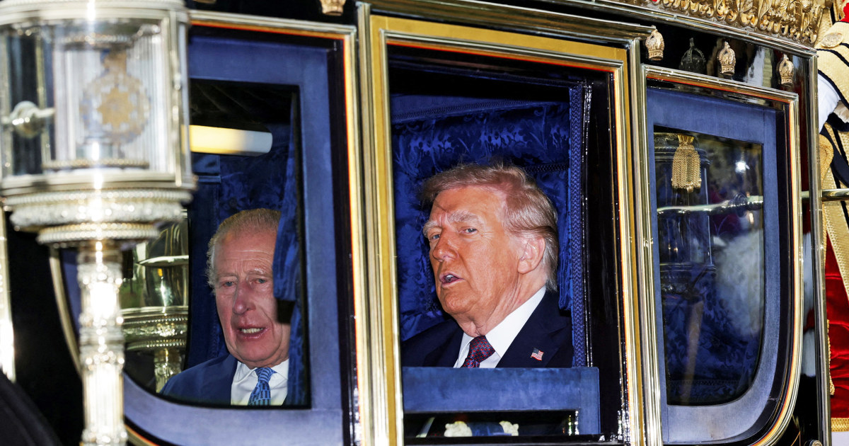 Trump met by King Charles, royals at Windsor Castle on U.K. state visit
