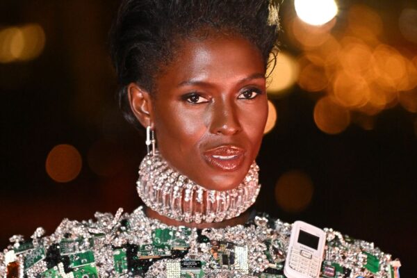 Jodie Turner-Smith Serves High-Fashion Tech Support in Schiaparelli Couture