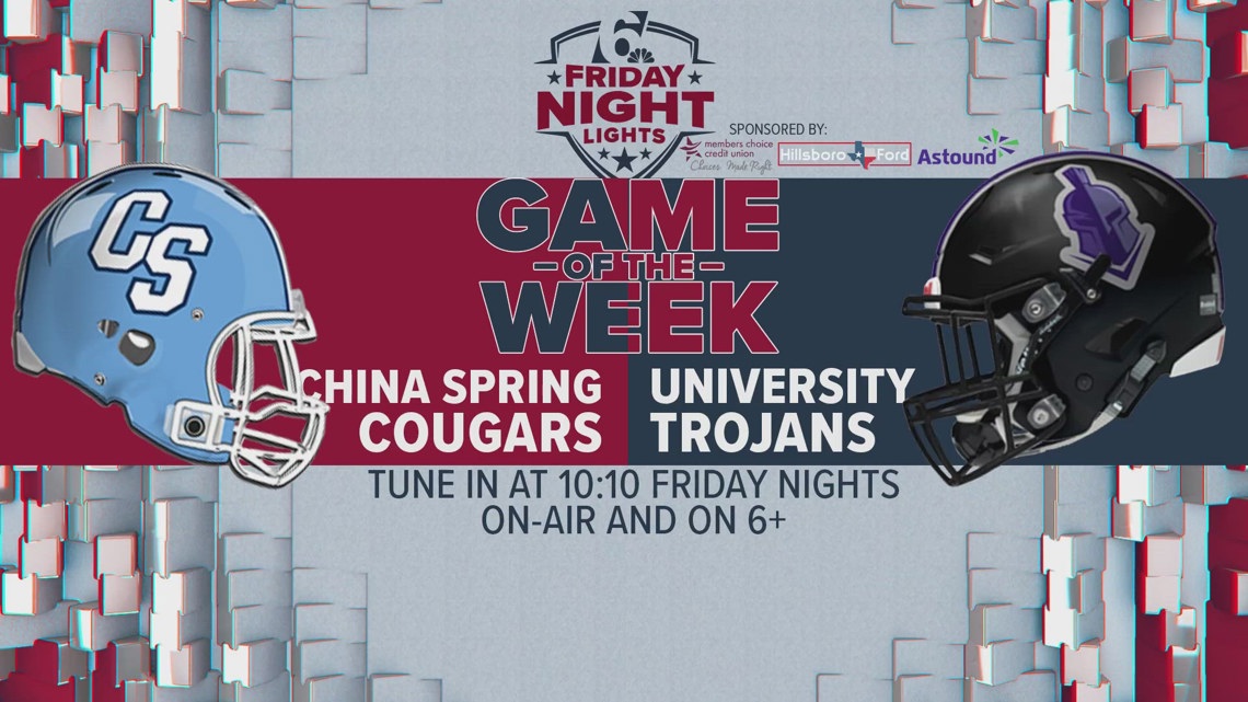 University Trojans defeat China Spring Cougars 48-24 in Week 3 Game of the Week