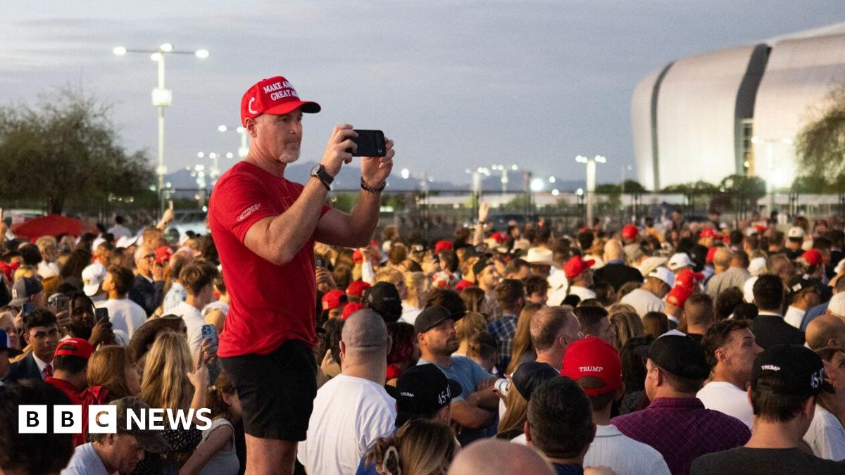 Charlie Kirk latest: Crowds gather at memorial where Trump and Vance will speak