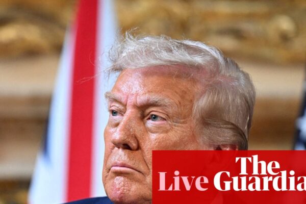 Donald Trump suggests broadcasters could be punished over critical coverage amid Kimmel suspension – US politics live | US news