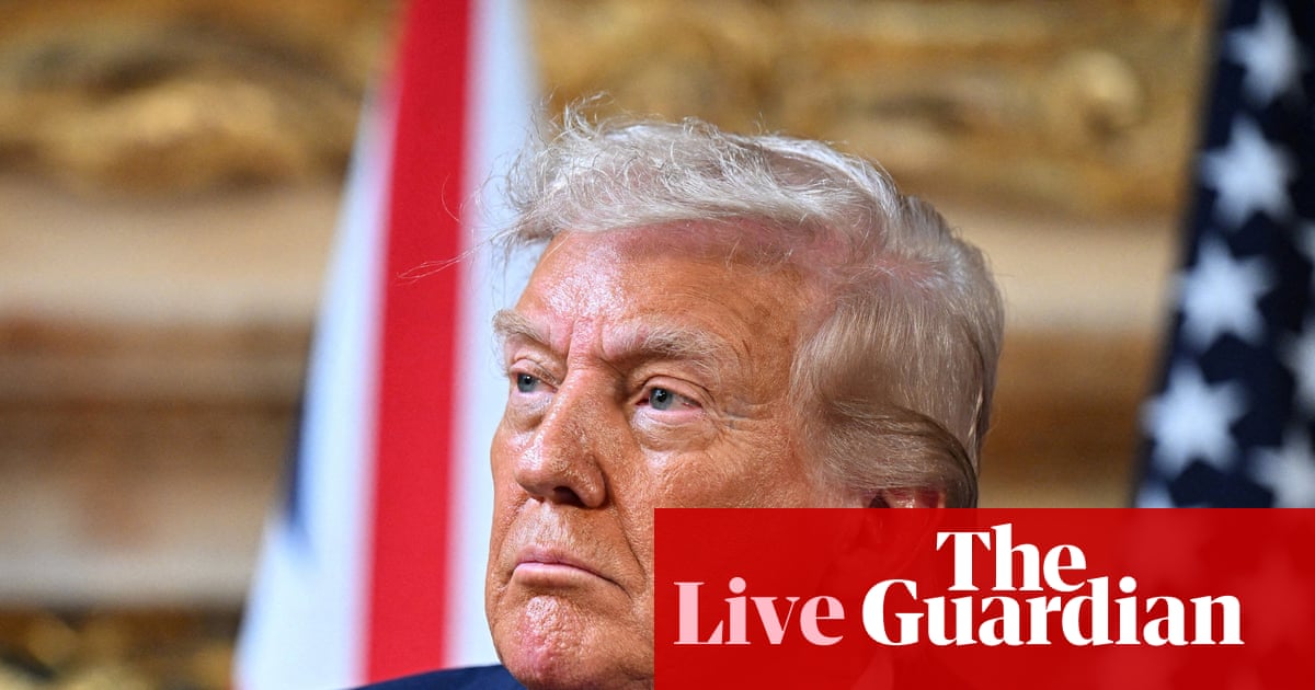 Donald Trump suggests broadcasters could be punished over critical coverage amid Kimmel suspension – US politics live | US news