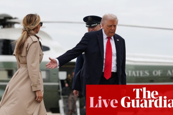 ‘Radical left media’ is trying to destroy country, claims Trump – US politics live | US news