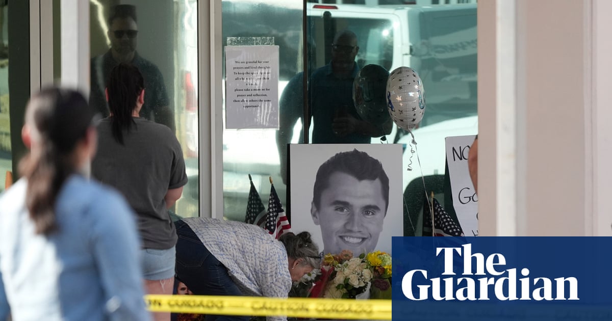 Charlie Kirk shooting: police search for suspect amid condemnation of ‘targeted’ killing | Charlie Kirk shooting
