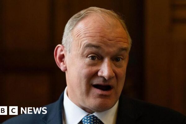 Ed Davey urges regulator to go after Elon Musk over X 'crimes'