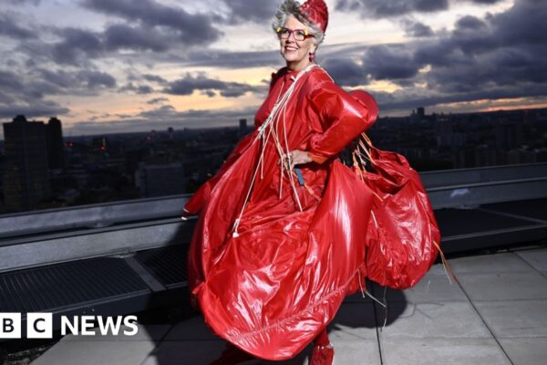Dame Prue's parachute dress and Romeo Beckham's runway debut