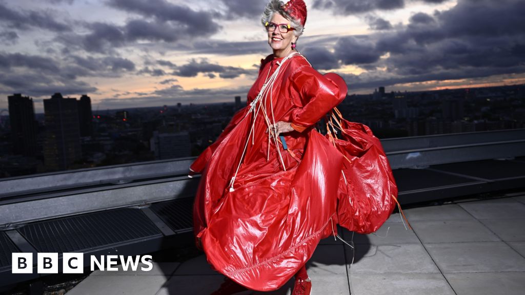 Dame Prue's parachute dress and Romeo Beckham's runway debut