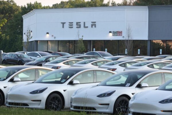 Tesla Stock Price Rises Slightly After Falling Monday