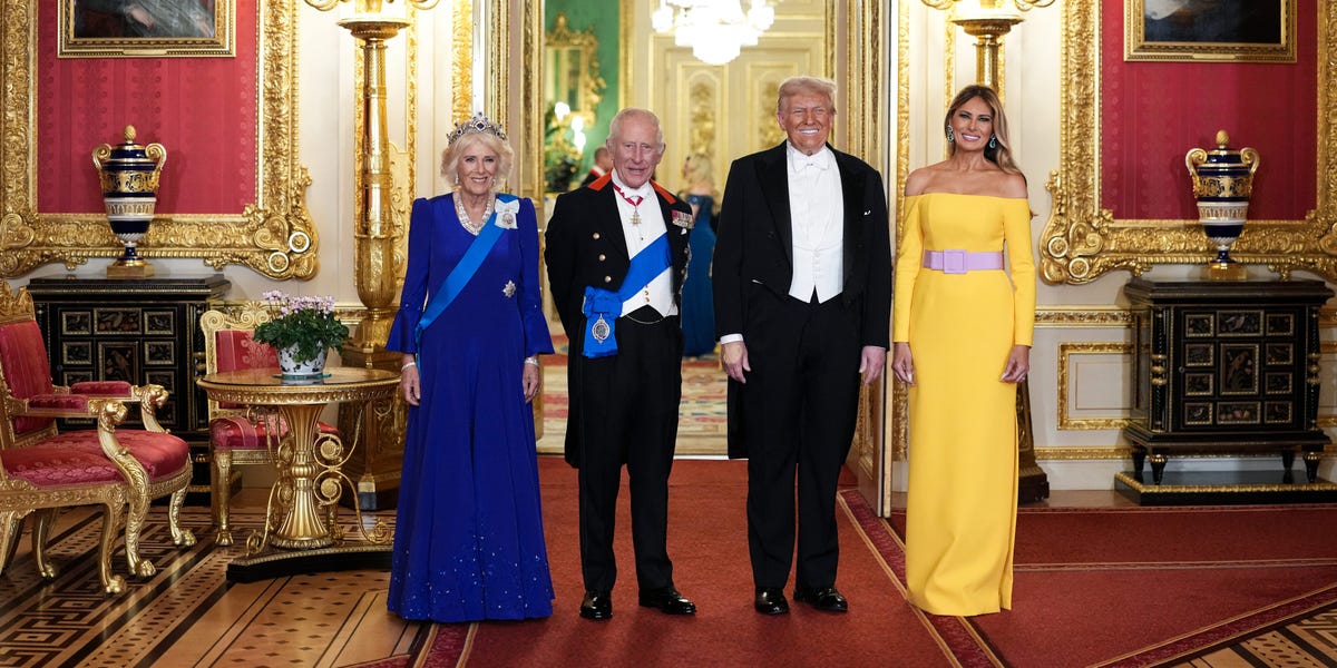 Trump's UK Visit: Photos Show Windsor Castle Jet Flyover, State Dinner