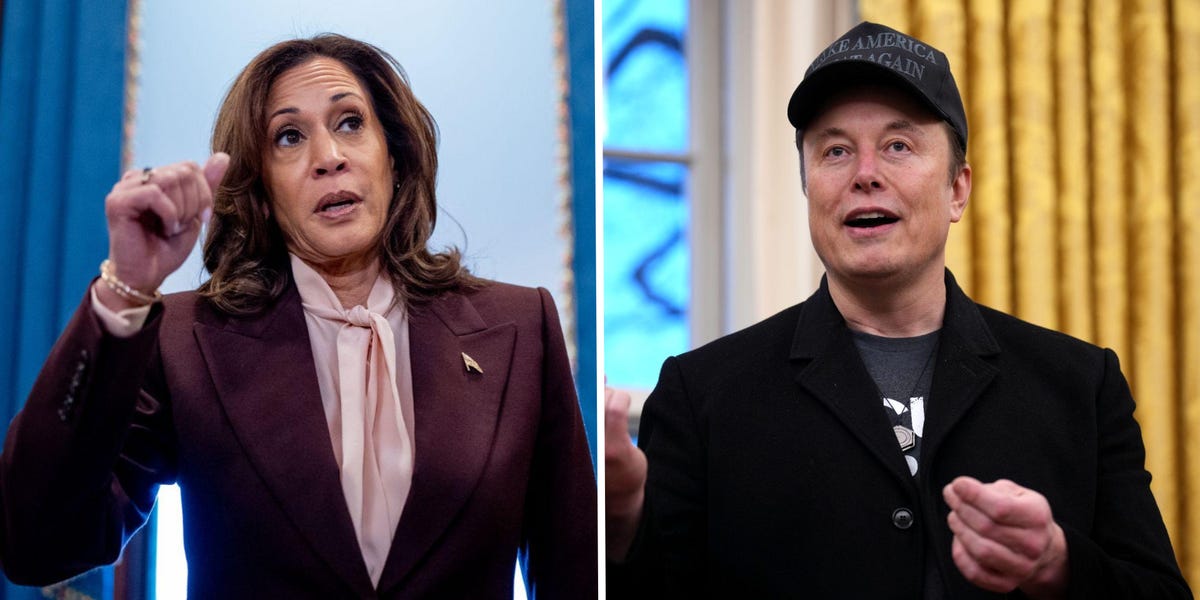 Kamala Harris: Biden Made 'Mistake' Not Inviting Musk to White House