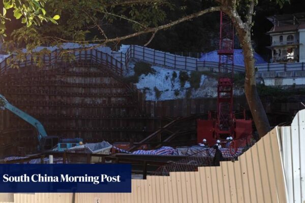 Woman killed by moving crane on Hong Kong construction site Woman killed by moving crane on Hong Kong construction site