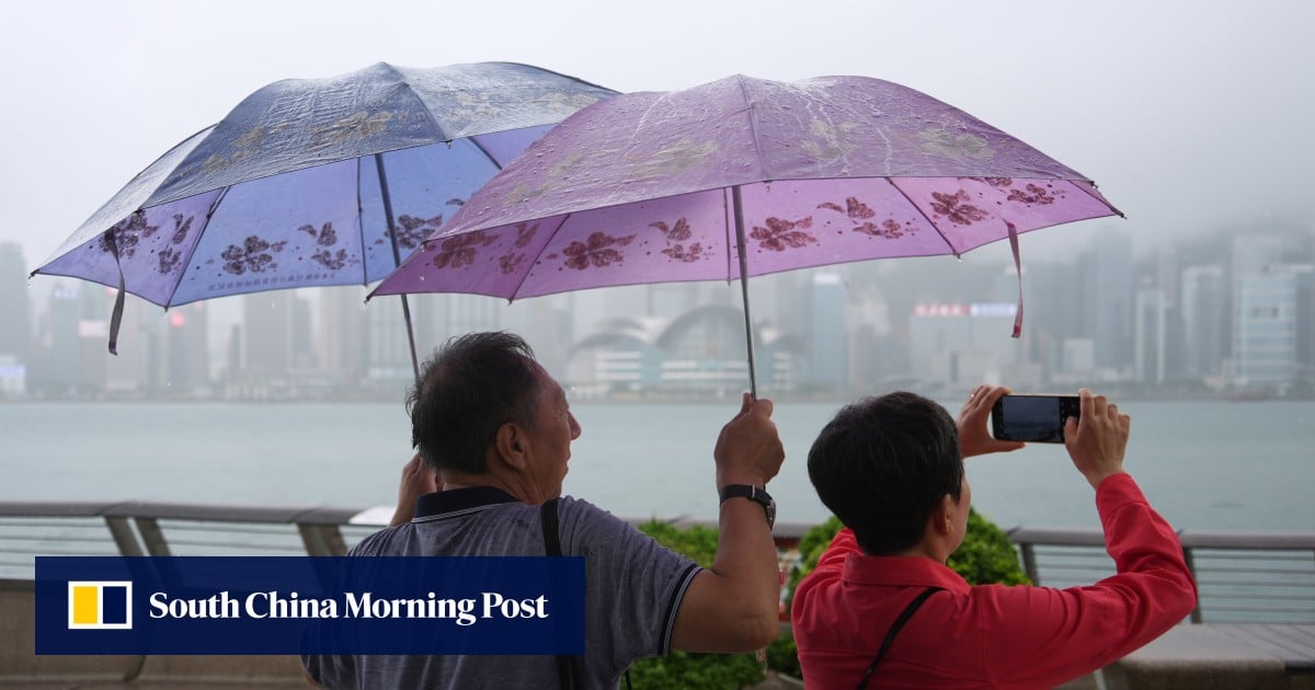 Typhoon Bualoi brings windy weather and swells to Hong Kong but threat limited