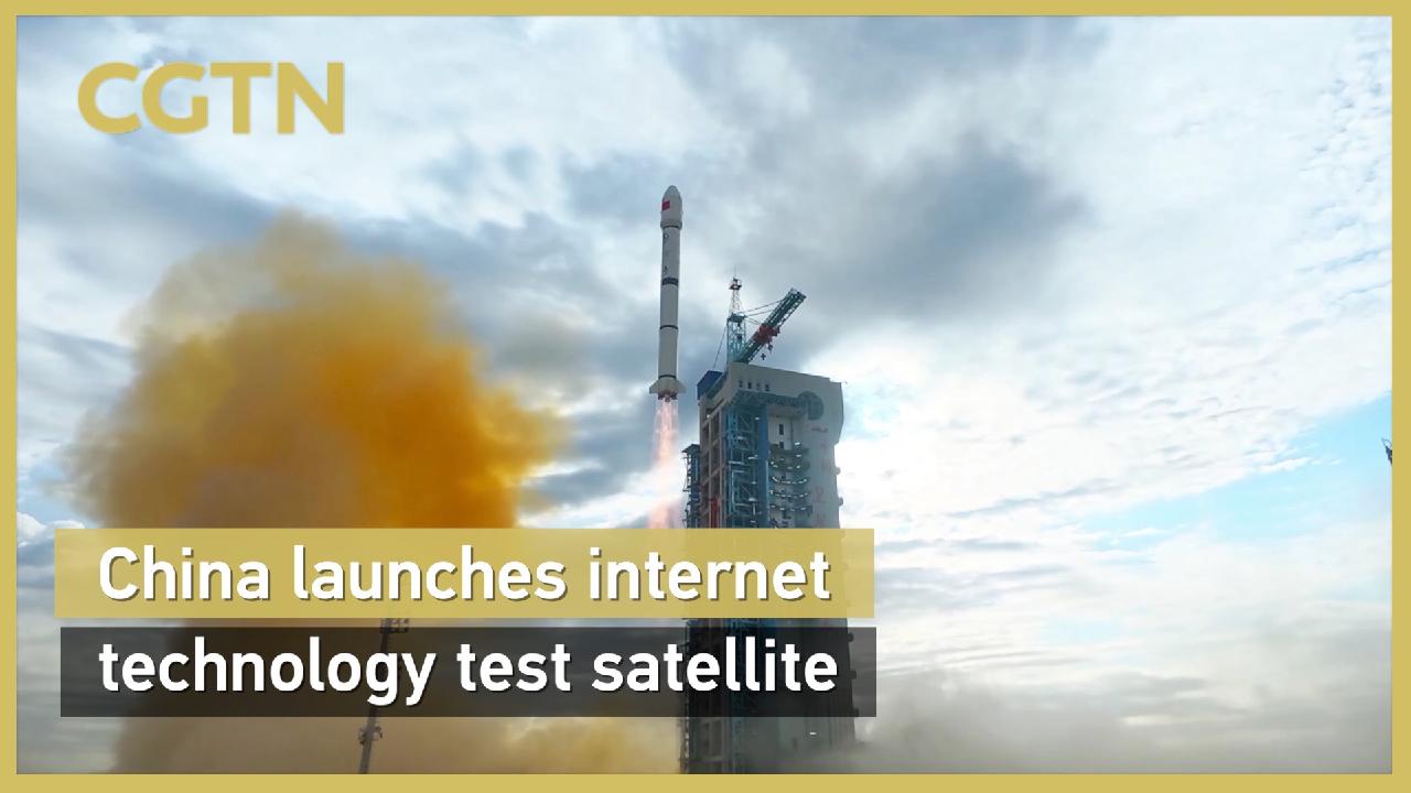 China launches internet technology test satellite