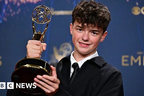 Adolescence star Owen Cooper makes Emmys history as youngest ever male winner