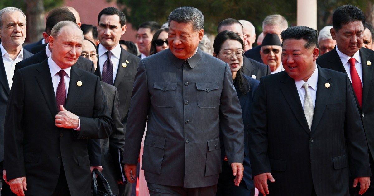 China’s Xi oversees massive military parade with Putin, Kim in attendance | Xi Jinping News