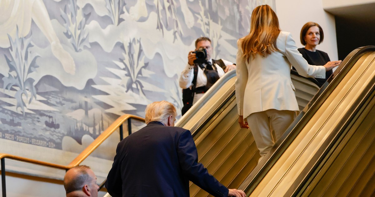 UN denies sabotage after escalator malfunctions when Trump steps on | Donald Trump News