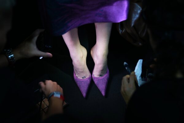 Diesel ditches the runway to present latest collection on models inside transparent Easter eggs