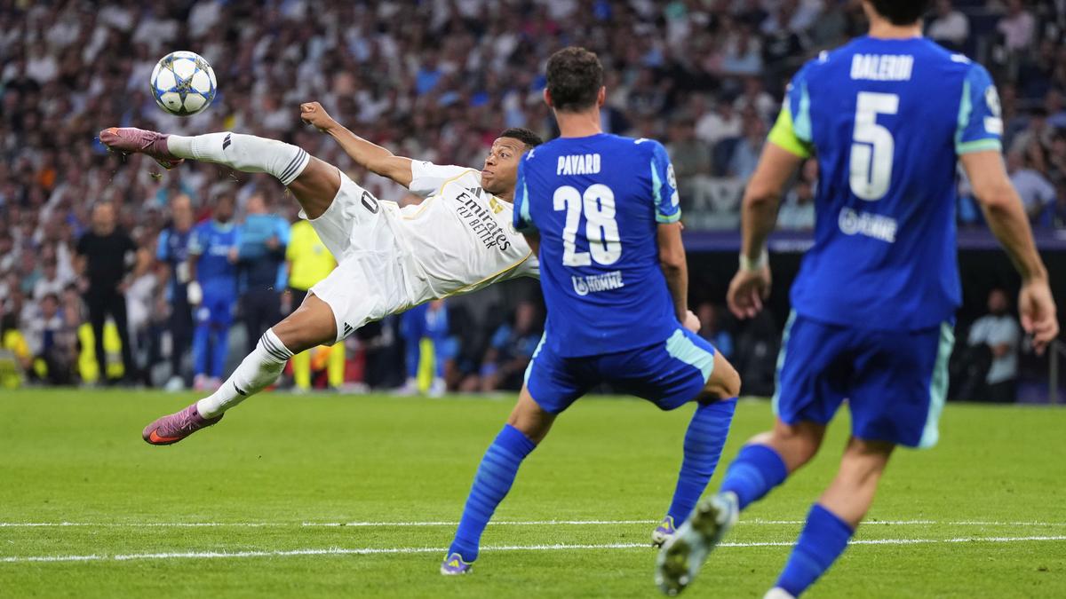 Champions League: Mbappe scores two as Real Madrid wins on UCL opening night; Arsenal subs deliver