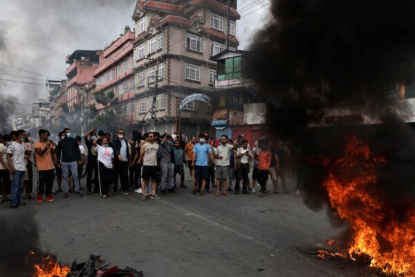 Anti-corruption protesters in Nepal defy curfew, government lifts social media ban