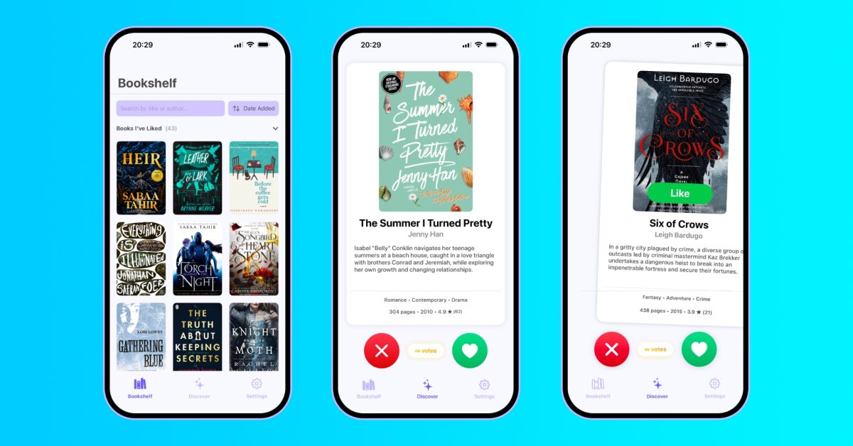 Indie App Spotlight: 'Bookovery' is a discovery tool to find your next great read