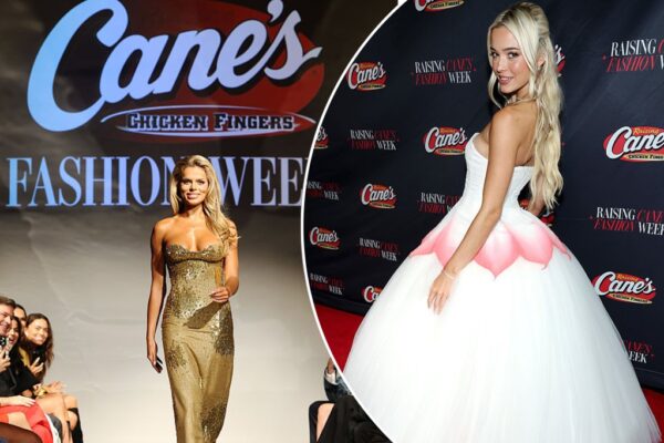 Brooks Nader, Livvy Dunne and more celebs walk Cane’s Chicken Finger fashion show runway