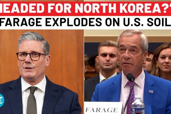 Nigel Farage stuns Keir Starmer from US Congress with 'UK headed for North Korea?', praises Trump
