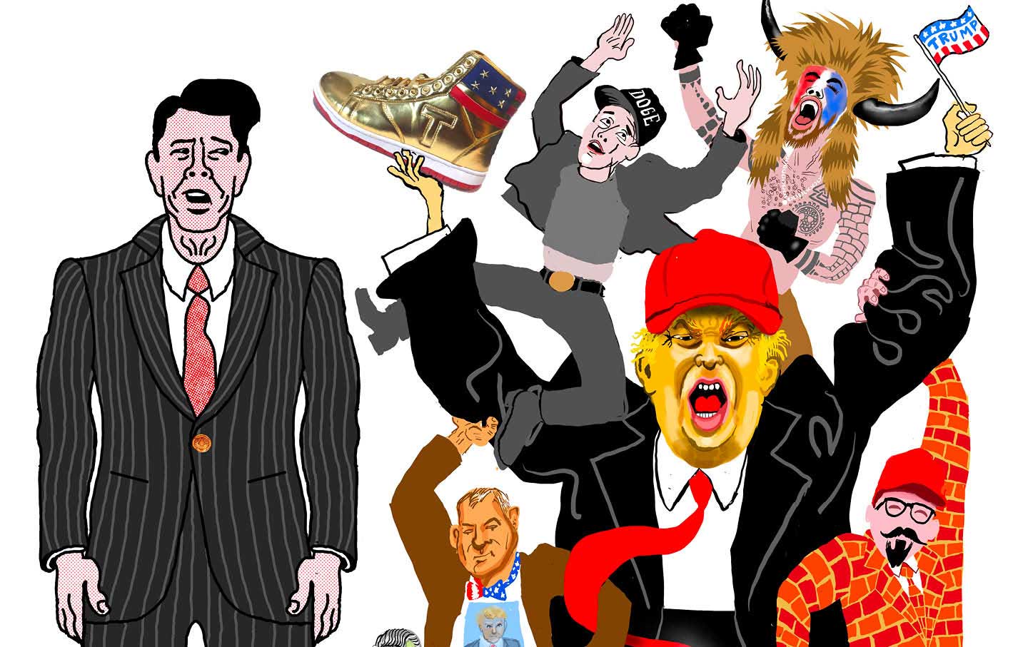 How Did GOP Fashion Go From Blazers to Belligerence?