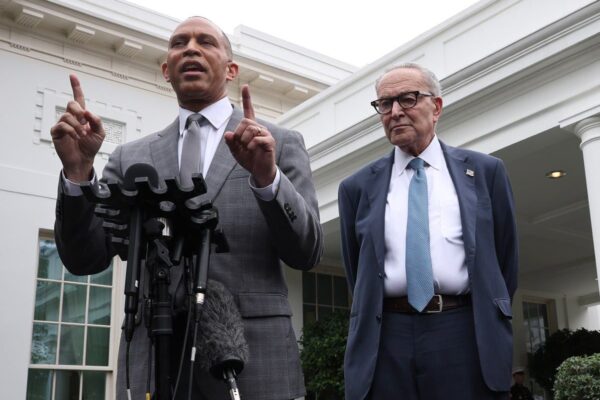 Hakeem Jeffries Responds to Donald Trump’s AI Video