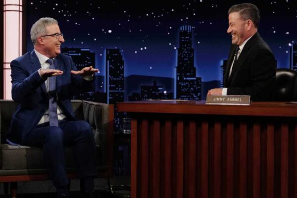 JIMMY KIMMEL LIVE! – “Jimmy Kimmel Live!” airs every weeknight at 11:35 p.m. ET and features a diverse lineup of guests that include celebrities, athletes, musical acts, comedians and human interest subjects, along with comedy bits and a house band. The guests for Monday, September 15 included John Oliver (“Last Week Tonight with John Oliver”), Frank Grillo (“Tulsa King”), and musical guest Zac Brown Band. (Disney/Randy Holmes)  JOHN OLIVER, JIMMY KIMMEL