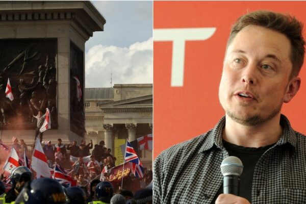 London rally descends into chaos soon after Musk's provocative 'fight or die' speech