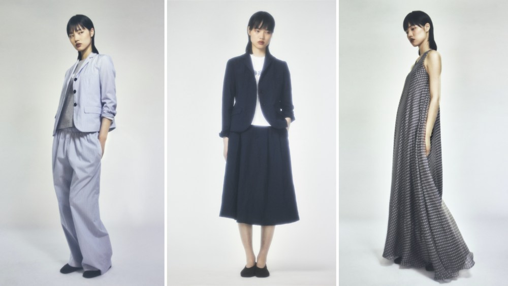 Looks from the Aspesi spring 2026 capsule collection by Alberto Aspesi