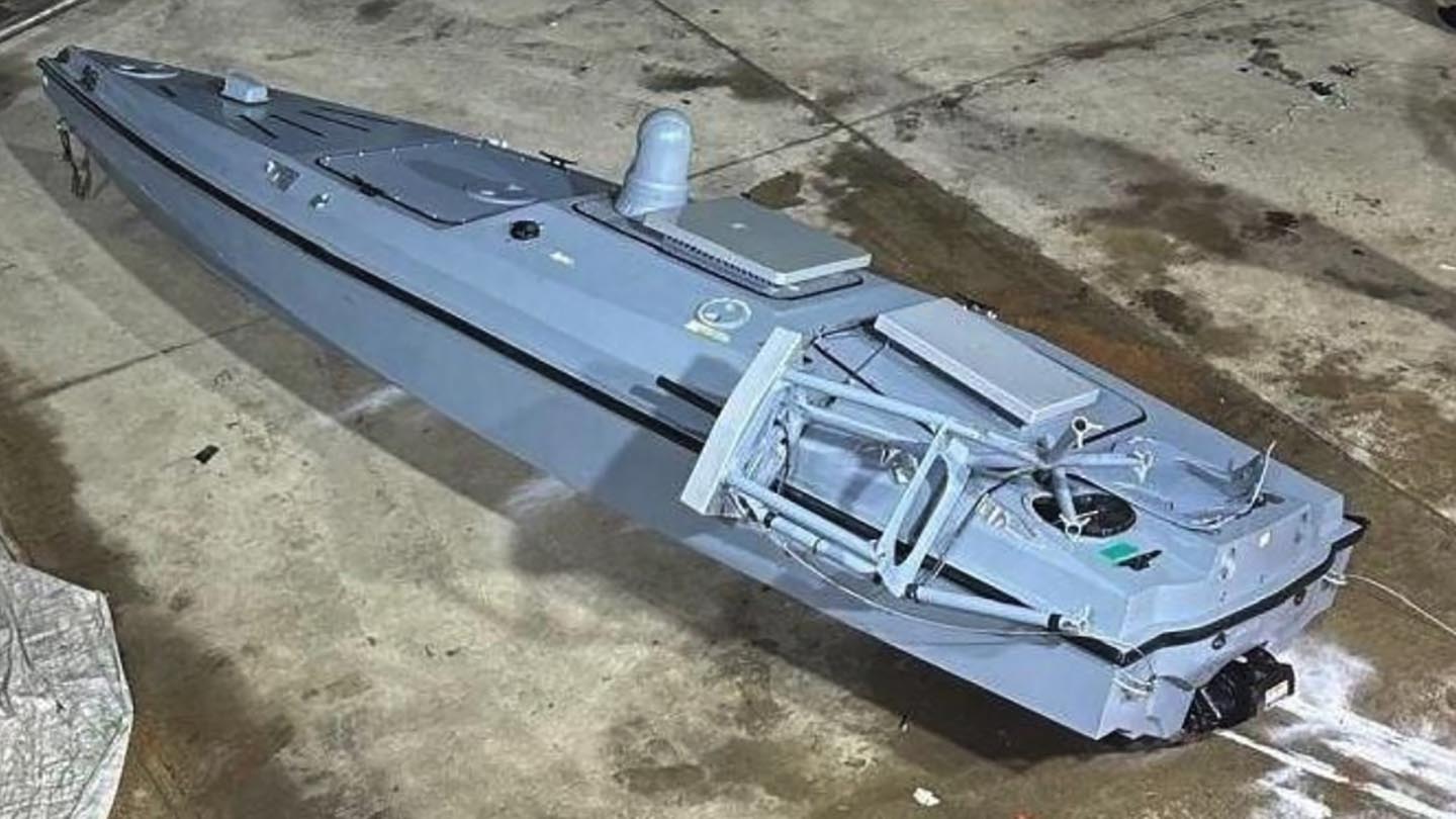 Explosive-Packed Ukrainian Drone Boat Found 900 Miles Away In Turkey