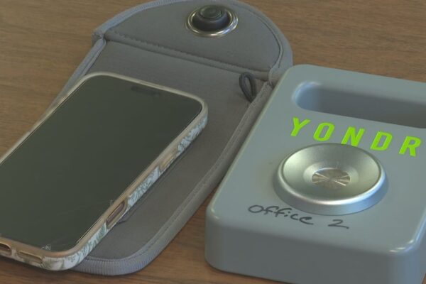 Cell phone ban at high school has students talking