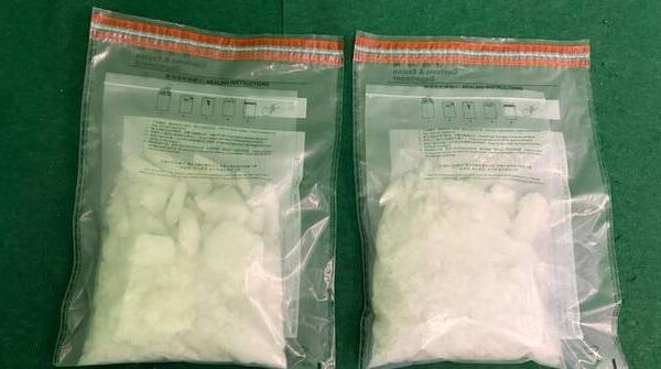 Hong Kong Customs Seizes $2 Million in Methamphetamine at Airport, Arrests Passenger.