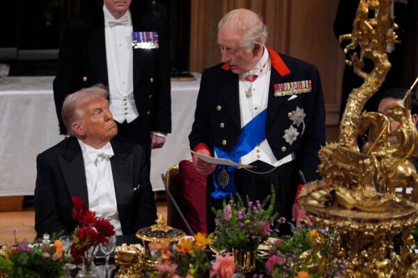 Trump UK visit live: President hails ‘priceless and eternal’ US-British bond at lavish state banquet with King
