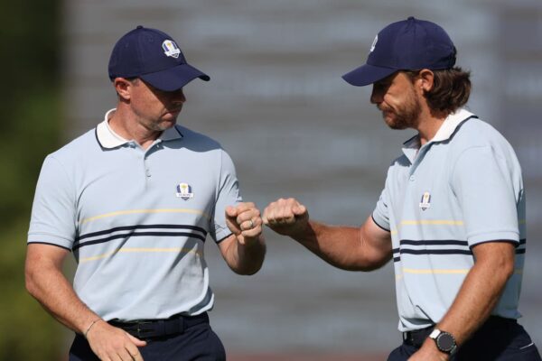 Ryder Cup 2025 LIVE: Day 2 latest scores and results as DeChambeau bids to lead US fightback