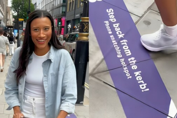 ‘Honestly embarrassing’: UK woman shares video of London pavement warning line against phone theft ‘Honestly embarrassing’: UK woman shares video of London pavement warning line against phone theft