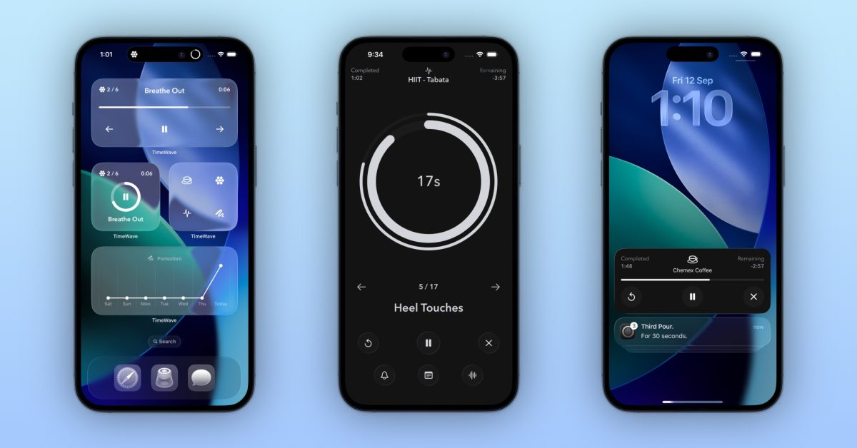 Indie App Spotlight: 'TimeWave' helps you create flowing timers, all with a clean design