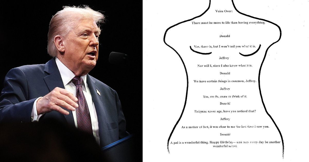 House Democrats Release Epstein ‘Birthday' Book’ Trump Denies Writing