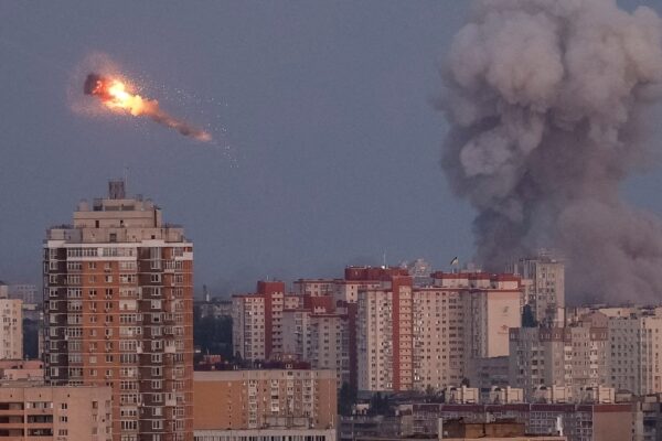 Russia unleashes biggest air barrage on Ukraine, hits government complex